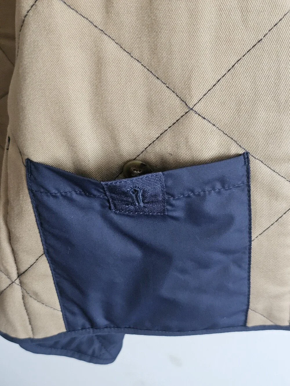 J.Crew Authentic Outerwear Walker Quilted Vest Navy XL Full Zip Lightweight